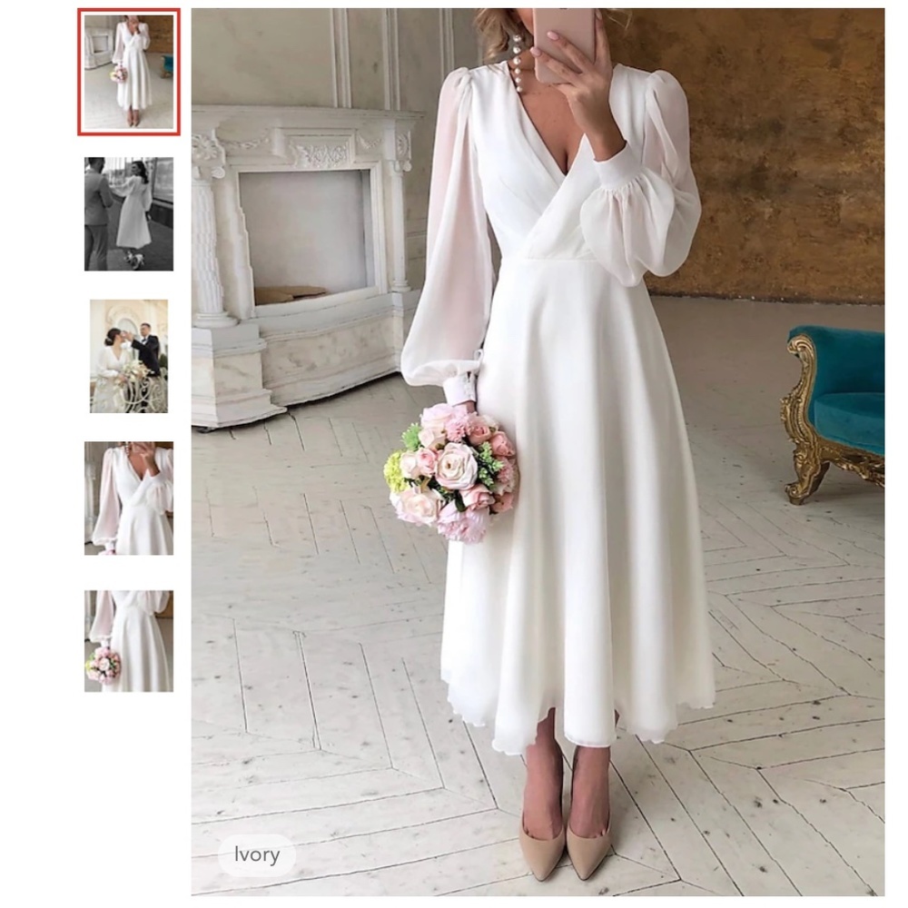 White Wedding Dress with Timeless Elegance